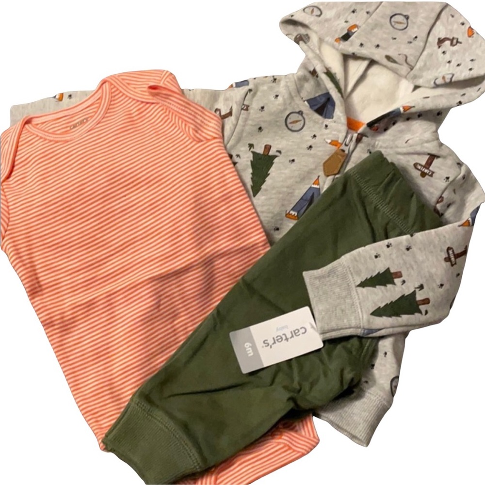 NWT Boutique- 3 PC HOODIE SET “CAMPING”